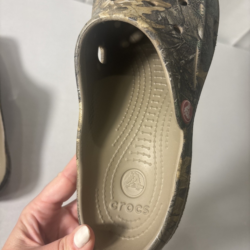 Crocs Freesail Realtree Camo Mules Slip On Shoes Women's Size 10 Comfort - Picture 6 of 9